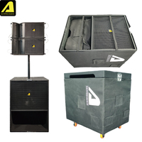 Système de sonorisation Line Array actif A2 - Haut-parleur actif 10 pouces + caisson de basses 18 pouces, amplificateur DSP intégré, 1400W pour les performances live