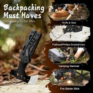 Kamp şartları 16 in 1 çok amaçlı kamp dişli çok aracı Survival dişli balta çekiç pense testere tornavidalar ile şişe açacağı - Product Image 3