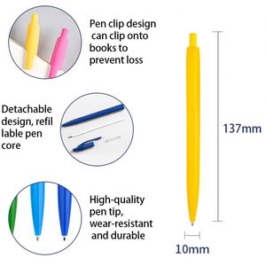 Bolígrafos Personalizados de Alta Calidad con Logotipo, Bolígrafos Deportivos de 1.0 mm, Bolígrafos de Plástico de Calidad para Oficina, Papelería Empresarial, Impresos con Diseño Kawaii - Product Image 4