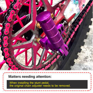 Pour Light Bee X <span class=keywords><strong>Stunt</strong></span> Performance Pedal Ebike Motorcycle Accessories Parts  Rear Axle Pedal for Segway X160 X260 - Product Image 2