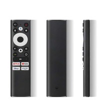 Télécommande vocale à piles AAA à code fixe de remplacement compatible avec les téléviseurs intelligents Hisense 4K Google