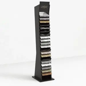 20 Layers Marble Granite Display Shelves Rack Exhibition Metal Stone Ceramic Tile Display Stand
