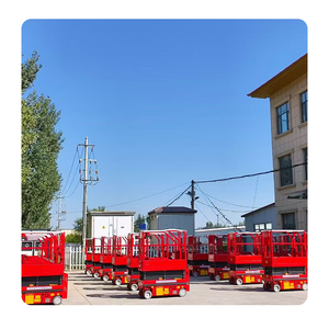 Portable Scissor Lift Desconto Preço Elétrico 4-16m Plataforma Aérea de Trabalho Elevador Móvel Scissor Lift para Armazém Com CE - Product Image 4