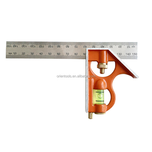 12-inch Zinc Alloy Adjustable <strong>Combination</strong> <strong>Square</strong> with Stainless Steel Ruler - Product Image 2