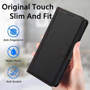 กระเป๋าเงินแบบฝาพับมีช่องเสียบบัตรหนัง TPU สำหรับ <span class=keywords><strong>iPhone</strong></span> 6 7 8 x XR XS 11 12 13 14 15 16 PRO MAX - Product Image 4