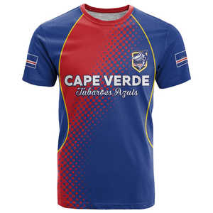 Camiseta de Fútbol de Cabo Verde para la Copa Mundial de Fútbol 2026, Estampado de Campeón de Cabo Verde, Camiseta de Fútbol Masculina de Malla de Manga Corta - Product Image 3