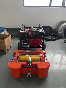 Nehir, gölet için güç paketi ile yüksek verimli petrol sızıntısı kurtarma fırça yüzer yağ temizleyici makinesi - Product Image 3
