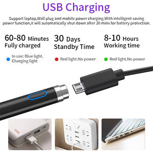 ปากกาสไตลัสแบบแอคทีฟ ใช้ได้กับหน้าจอสัมผัสทั่วไป สำหรับสำนักงาน โรงเรียน ใช้ได้กับ <span class=keywords><strong>Huawei</strong></span> และ Xiaomi - Product Image 2