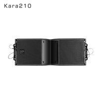 Haut-parleurs professionnels Active Line Array pour les scènes de concert en plein air Système de sonorisation audio avec boîtier de vol portable