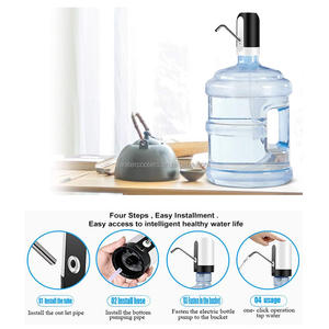 Dispenser d'Acqua da 5 Galloni - Pompa per <span class=keywords><strong>Bottiglia</strong></span> d'Acqua con Ricarica USB, Universale, Portatile, Elettrica e Automatica - Product Image 4