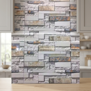 Couleurs vives personnalisées 12x24 carreaux de mur en céramique pour la conception extérieure 3D tailles 30x60cm 300x600mm idéal pour l'élévation - Product Image 6