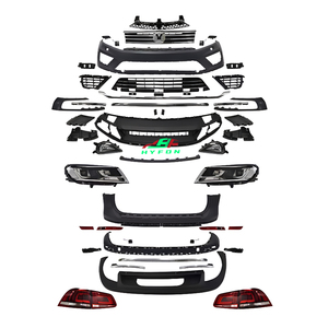 Kit Carrosserie de Style 2015-2018 pour <span class=keywords><strong>Volkswagen</strong></span> <span class=keywords><strong>Touareg</strong></span> 2011-2014, Mise à Niveau avec Installation Non Destructive, Plug-and-Play - Product Image 2
