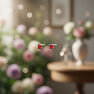 เอมี่ เอมี่ต่างหูคริสตัลไรน์สโตนอัลลอยด์สำหรับผู้หญิงของขวัญเครื่องประดับแฟชั่นโรแมนติก - Product Image 2