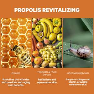 Masque Facial Revitalisant Elensilia Intracell à la Mucine d'Escargot et à la Propolis, 10 Feuilles, Anti-Âge, Hydratant, Soin de la Peau pour Tous Types de Peau - Product Image 3