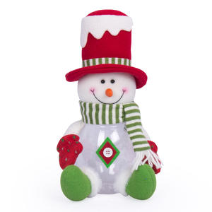 Cc nueva botella de dulces de Navidad decoración Santa muñeco de nieve tarro caja de almacenamiento de regalo creativo regalo de Navidad suministros para fiestas - Product Image 6