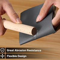 Papier abrasif à grains assortis, humide et sec, imperméable, pour la finition des meubles en bois, en métal et en voiture