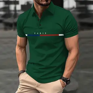Dropshipping toptan yüksek kalite moda pamuk Polyester hızlı kuru rahat erkekler için Streetwear Golf Polo gömlekler