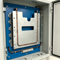 Dissipateur thermique en aluminium à refroidissement par eau à longue durée de vie avec revêtements en cuivre anti-salissure pour fonctionnement continu