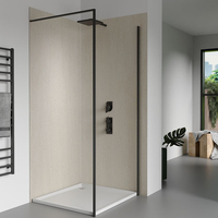 Panneau mural SPC 100 % étanche et écologique, 4 mm/5 mm, design marbre, ignifuge, installation facile pour douche et salon