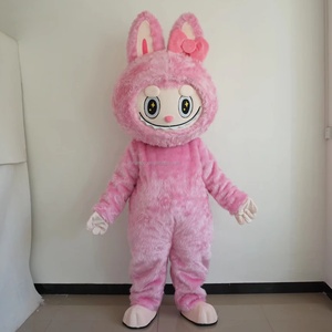 Funtoys personalizado Pink Bunny Mascot disfraz Fox Bear Plush <span class=keywords><strong>Anime</strong></span> Animal Mascotte eventos y actuaciones comerciales para adultos - Product Image 1