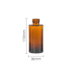 Amber Glass <b>Dropper</b> <b>Bottle</b> 20-30ml Recyclable Essential Oil Storage - Product Image 2