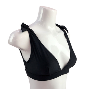 Venta caliente Tahití playa corbata Correa negro Top <span class=keywords><strong>de</strong></span> Bikini <span class=keywords><strong>de</strong></span> triángulo para damas - Product Image 2