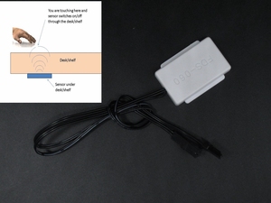 Interrupteur tactile à intensité variable DC 12V pour bandes LED, max 60W, certifié CE ROHS, éclairage d'intérieur pour meubles - Product Image 4