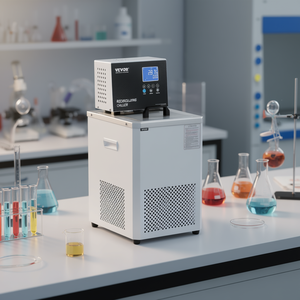 Enfriador recirculante de laboratorio de 6L para equipos de refrigeración de laboratorio de -4 a 212 grados Fahrenheit - Product Image 2