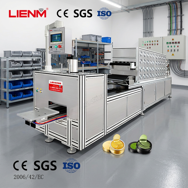 LIENM Customize Cosmetic Eye Patch Production Equipment Hydrogel Eye Mask Making Machine Automatic Eye Mask Filling Machine