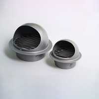 Capot de cheminée en acier inoxydable 304 avec capot de pluie pour conduit d'aération extérieur, antirouille
