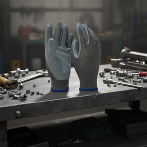 Guantes de Poliéster TTAKE con Recubrimiento de Nitrilo, Guantes de Trabajo de Protección - Product Image 3