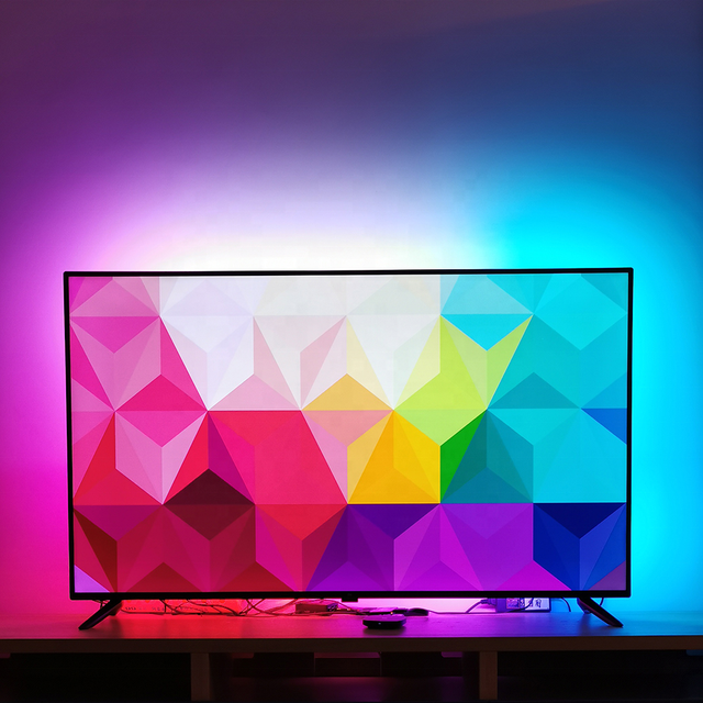 Dreamscreen DIY RGBIC Syncronation PC/TV Backlight USB LED Strip with App Control IP33 Dimmable Sync Box