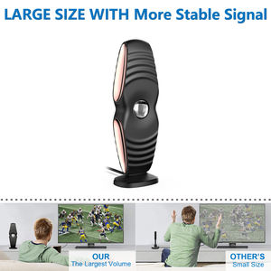 Antena <span class=keywords><strong>de</strong></span> TV Digital Antuko para Interiores, <span class=keywords><strong>de</strong></span> Plástico, 4K 1080P, con <span class=keywords><strong>Amplificador</strong></span> y Base Magnética para Recibir Señales <span class=keywords><strong>de</strong></span> TV - Product Image 2