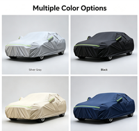 Housse de voiture MELCO en PEVA et coton PP, extensible, anti-poussière, imperméable, résistante aux rayures, protection UV, épaisseur 1 mil, pour neige/glace