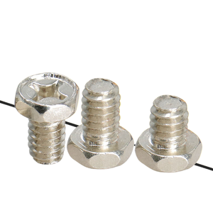 Venta al por Mayor de Tornillos Hexagonales Cruzados de 1/4 con Rosca Externa, Niquelados, para Carcasas de Monitoreo, Soportes, Pernos y - Product Image 1
