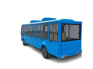9-17 Seater Electric Sightseeing Bus Tour Bus Com Porta Mini-ônibus Pontos cênicos transportam passageiros Com ar condicionado