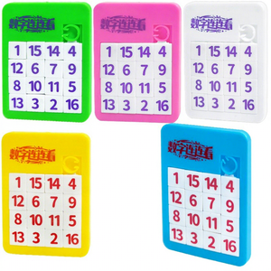 Jeu éducatif classique Montessori coloré, puzzle en bois avec grille de mots coulante miniature en plastique, 12 pièces, jouets pour enfants - Product Image 4