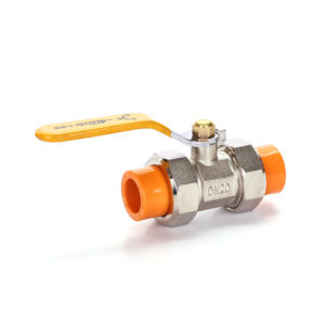 Vente chaude Ppr Double Union Ball Valve Plomberie Ppr Tuyau Vanne Corps En Métal Ball Vanne Avec Longue Poignée - Product Image 1