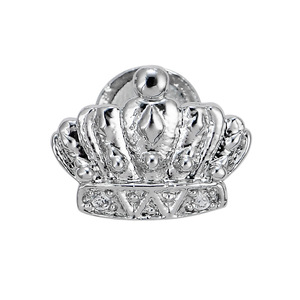 Venta al por mayor de joyería de rapero para Halloween: Grillz de dientes de hip hop de latón con corona individual en colores oro, plata y oro rosa - Product Image 1