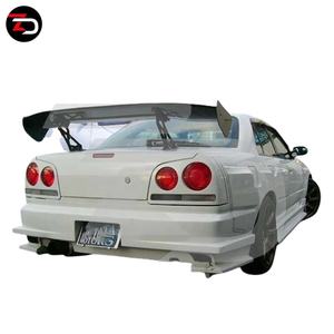 ชุดแต่ง URAS GT Style <span class=keywords><strong>ขาย</strong></span>ดี ประกอบด้วยกันชนหน้า, คานาร์ดกันชนหน้า, กันชนหลัง, สเกิร์ตข้าง สำหรับ Skyline <span class=keywords><strong>R34</strong></span> GTT 4 ประตู - Product Image 2