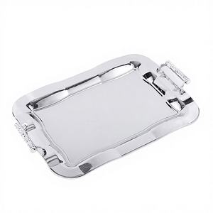 Bandeja Artesanal de Metal Premium para Comedor y Sala de Estar |   Diseño Elegante y Funcional con Colores Personalizados y Asa - Product Image 1