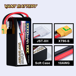 VANT FPV 드론 배터리 10000mAh 30.8V 100C 8S HV 리포 배터리 팩, FPV RC UAV 및 차량용 빠른 배송 리포 배터리 팩 - Product Image 3