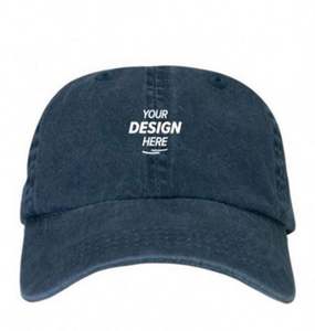 High Quality 100% Cotton 6-Panel Baseball <b>Cap</b> with Curved Brim and <b>Flat</b> Embroidery Logo Sporty Image Style - Product Image 2