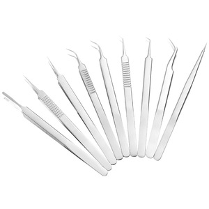 Pincettes en acier inoxydable DITCH TS-10-15 à pointes pointues pour travaux de précision, utilisation industrielle - Product Image 2