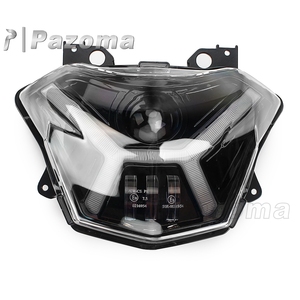 ชุดไฟหน้า LED รถจักรยานยนต์,พร้อมตาแองเจิลสำหรับ Z650 ABS 2017 - 2019 Z650 <span class=keywords><strong>Versys</strong></span> <span class=keywords><strong>X</strong></span> <span class=keywords><strong>300</strong></span> ABS - Product Image 5