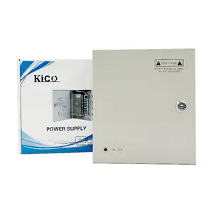 KICO 12V 5A 4 Channel Outdoor Electrical CCTV POWER SUPPLY Distribution BOX