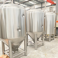 Fermenteur à kombucha personnalisable de 800 L, en acier inoxydable 304, système de fermentation professionnel