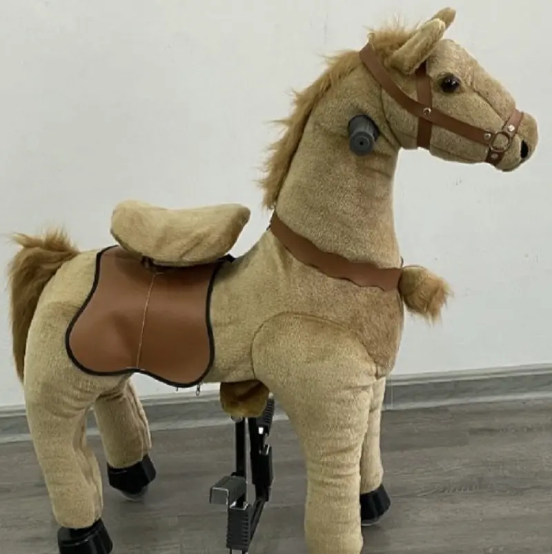 Divertimento meccanico pony giocattoli per bambini a dondolo cavalli equitazione per adulti