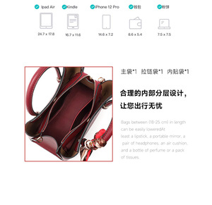 Bolsos cruzados de diseñador de moda, bolsos de hombro de cuero PU de alta calidad, bolsos de mano informales de lujo para mujer - Product Image 3