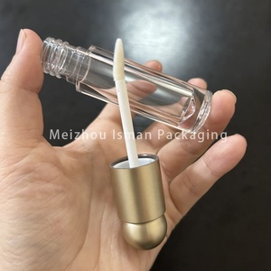 <span class=keywords><strong>2025</strong></span> Tùy Chỉnh Rỗng Rõ Ràng Pha Lê Bóng Hình Lip Gloss Bao Bì Chai Kim Cương Cơ Sở Son Bóng Container Ống Với Applicator 5Ml - Product Image 5